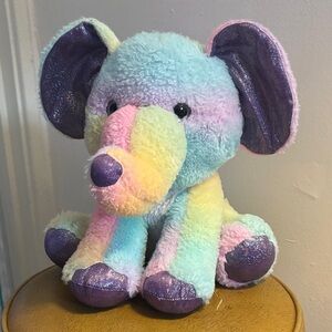 Colorful Plush Elephant Toy